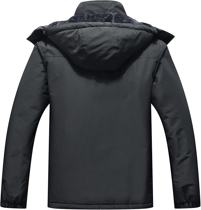 OTU Men's Waterproof Ski Jacket Snowboarding Windbreaker Warm Winter Hooded Mountain Snow Coat