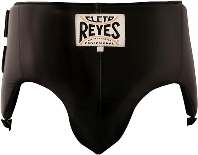 CLETO REYES Kidney and Foul Groin Protector, Boxing Training Equipment, Protective Gear for Men, Black