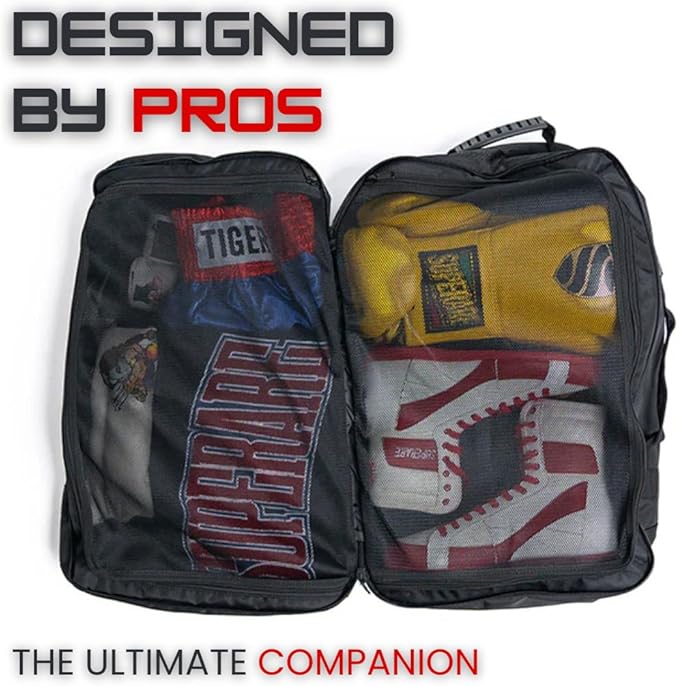 Superare Gear Bags - Gym Duffle Bag, Backpack, Tote Bag for MMA, Athletic Gym Boxing Bag - Enorme, Carico, Diario, Sporta