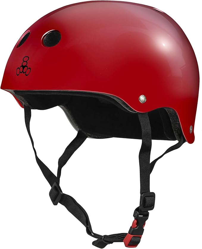 Triple Eight Certified Sweatsaver Helmet for Skateboarding, BMX, Roller Derby, Roller Skating, Inline Skating, Scooter and Bike