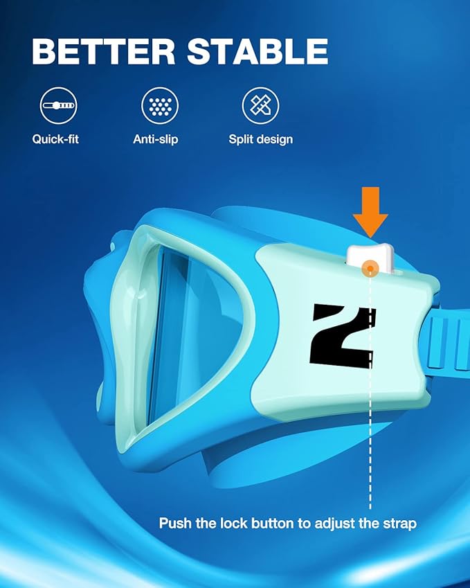 ZIONOR Swim Goggles, G1 SE Swimming Goggles Anti-fog for Adult Men Women