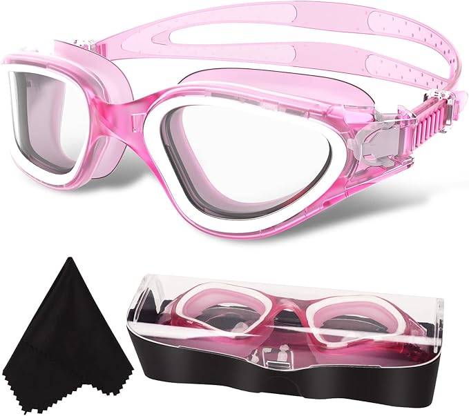 WIN.MAX Polarized Swimming Goggles Swim Pool Goggles Anti Fog Anti UV No Leakage Clear Vision for Men Women Adults Teenagers
