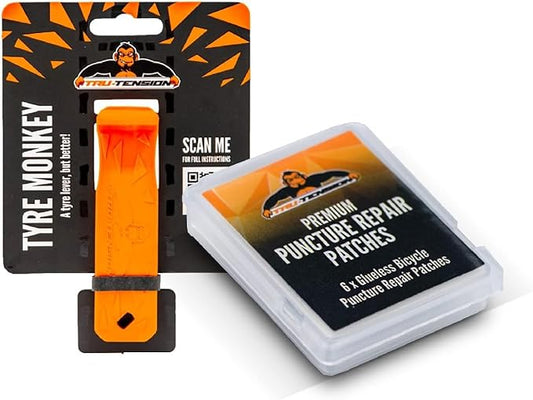 Tru-Tension | Tire Monkey | Tire Lever | Only One Needed to Change Any Tire | Bicycle Tools & Accessories