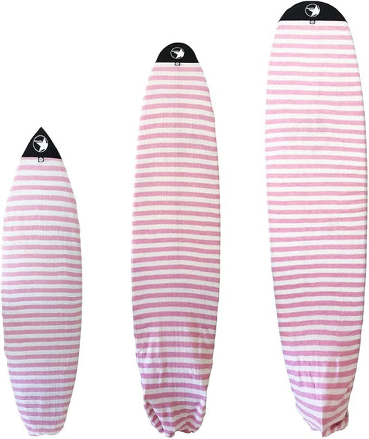 Surf Squared Surfboard Sock Cover and Paddleboard Cover - Lightweight Stretch Protective Surfboard Bag - Surfing Accessories - Shortboard, Longboard, Hybrid, Wakesurf, Standup Paddleboard SUP