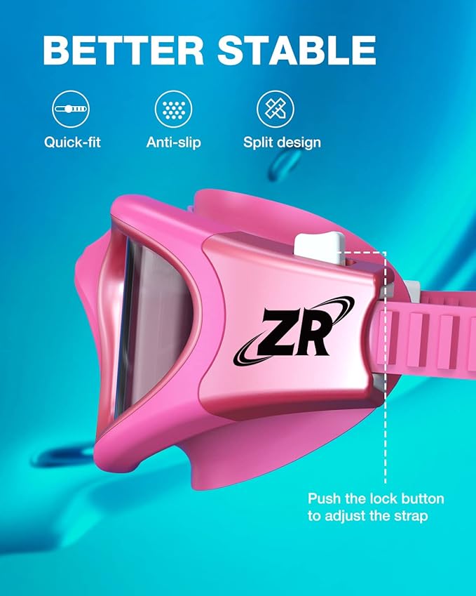 ZIONOR Swim Goggles, G1 MAX Polarized Anti-Fog Swimming Goggles for Men Women