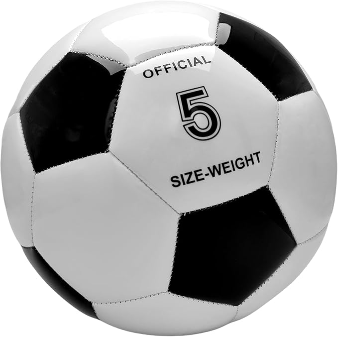 Soccer Balls Size 3 4 5 for Boys Girls Adults Training Soccer Ball for Lawn Indoor Outdoor Sports Red Blue Green Black White