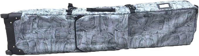 UNISTRENGH Snowboard Bag For Air Travel - Padded Snowboard Bag - Waterproof Fully Padded Snowboarding Travel Bag For Flying - Up to 165 CM Snowboards