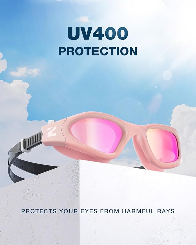 ZIONOR Swim Goggles, G1 SE Swimming Goggles Anti-fog for Adult Men Women