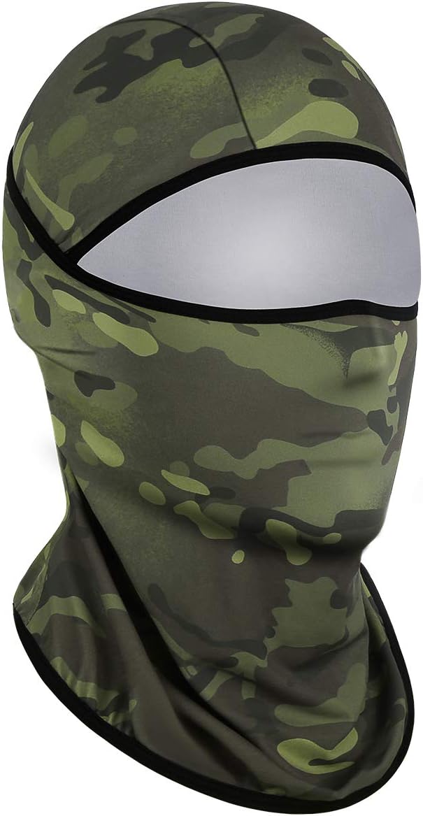 Achiou Balaclava Face Mask, Ski Mask for Men Women Football, Lightweight Sheisty, Ninja Shiesty Sun Hood UV Protector Cycling