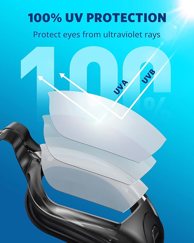 Aegend Swim Goggles, Swimming Goggles No Leaking Full Protection Adult Men Women Youth