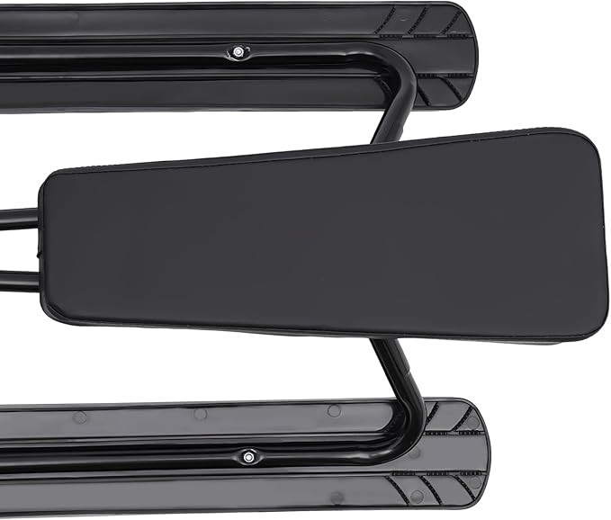 Sleds for Snow, Portable Snow Racer Winter Ski Sled Snow Sled W/Steering Wheel, Outdoor Ski Sled Slider Board for 3-15 Years Kids, Toboggan Pulling Boat Seat Sled for Ice Skating