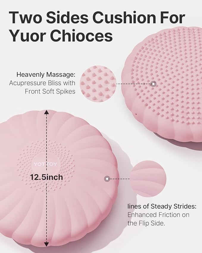 Wobble Cushion-Stability Wiggle Seat with Pump,Balance Disc for Yoga Core Training, Posture Correction, Sensory Focus, Wobble Seat for Office or Classroom Use