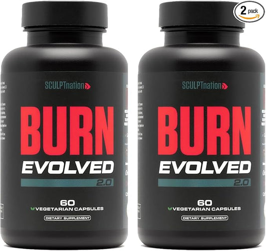 Sculpt Nation by V Shred - Daytime Metabolism Support with Chromium, Symnema Leaf Extract and Alpinia Galanga Root Powder Extract - 60 Natural Veggie Pills - 2 Pack