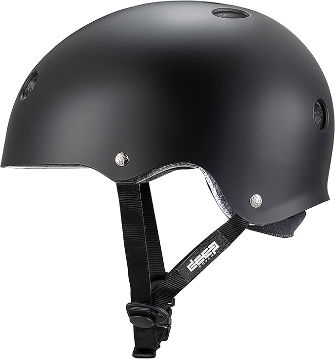 Triple Eight Deep Cover Helmet - Ideal for Skateboarding, Bicycling, BMX, and Roller Skating