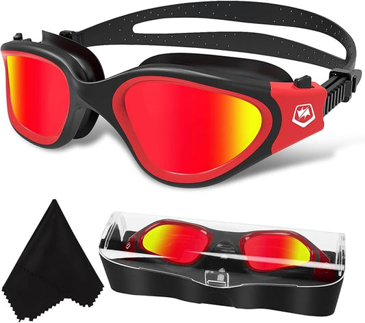 WIN.MAX Polarized Swimming Goggles Swim Pool Goggles Anti Fog Anti UV No Leakage Clear Vision for Men Women Adults Teenagers