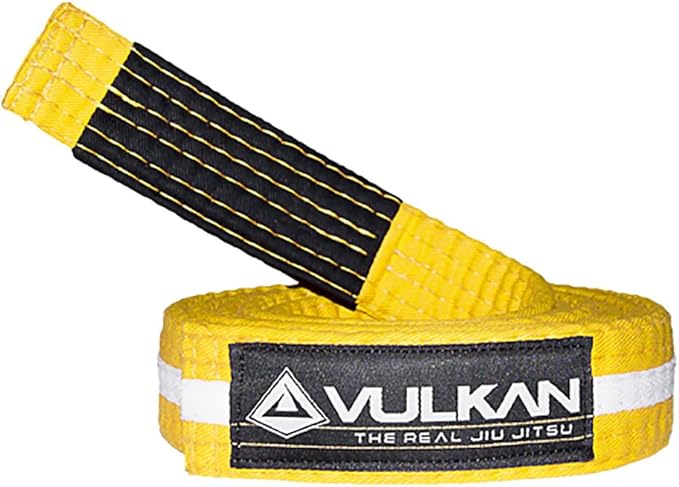 BJJ Kids Belt – Preshurunk Martial Arts Youth BJJ Belts for Girls & Boys with BJJ Ranking Stripes