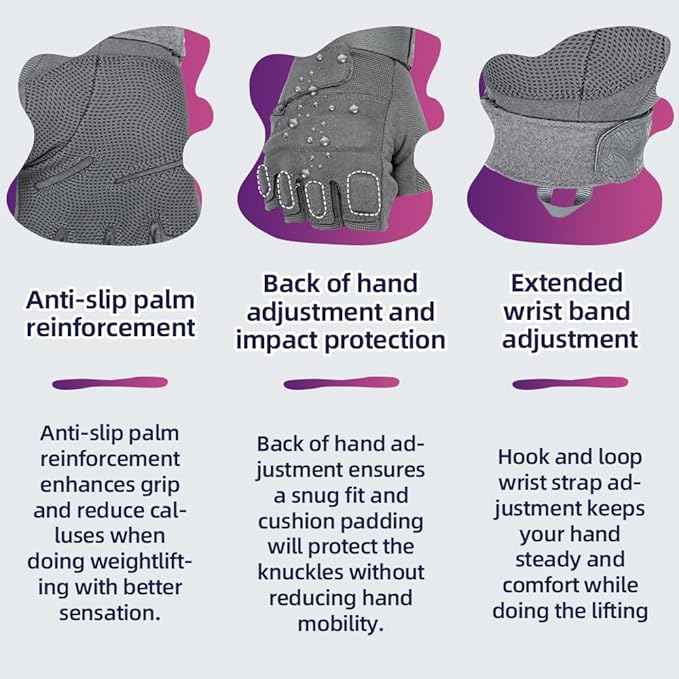 Seibertron Adult Or Youth S.O.L.A.G Sports Outdoor Water Resistant Full Finger Touchscreen Gloves