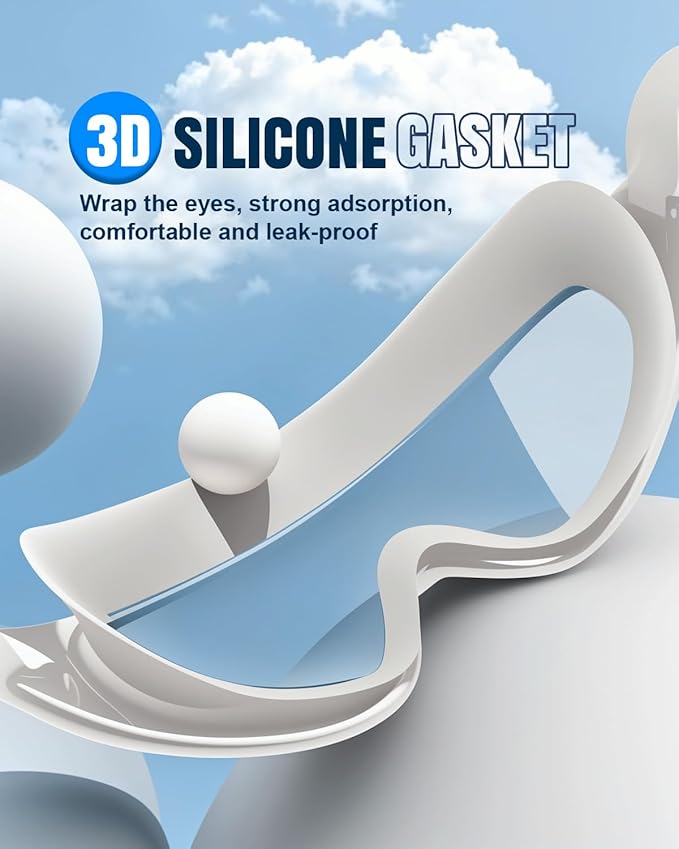 Rantizon Swim Goggles 2 Pack, Wide View Anti Fog&UV Swimming Goggles for Audlt, No Leaking Swim Glasses for Men Women Kids