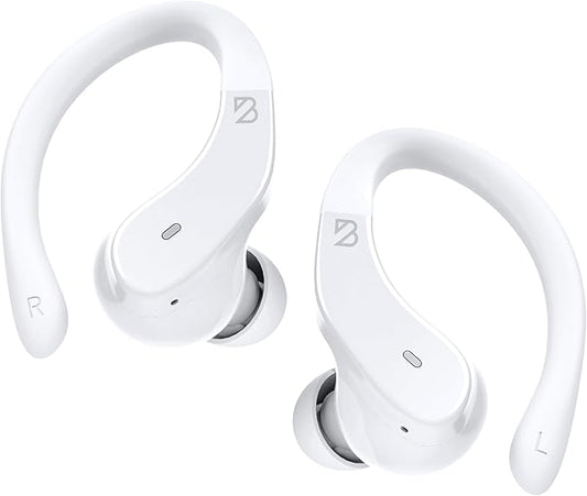 Back Bay Audio - Runner's Wireless Earbuds Bluetooth Headphones for Sports, Hook Over The Ear Buds, Deep Bass, Wrap Around Earphones with Earhooks for Running, Workout Wireless Headphones for The Gym