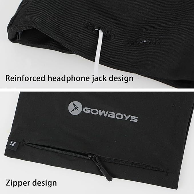 Running Phone Armband for Men Women,Universal Arm Bands for Phones Below 8 Inches,Waterproof Cell Phone Armband for Hiking,Running,Cycling,Climbing(Blue S)