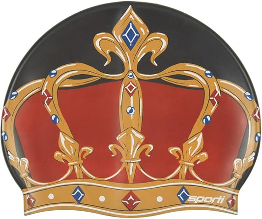 Sporti Silicone Swim Cap for Kids, Unisex Youth Swimming Cap, Protection Bathing Caps for Your Children, Aged 2-10