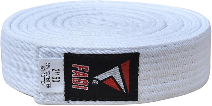 Martial Arts Belt for Karate, Judo, Aikido and Taekwondo - Durable Cotton-Polyester Blend for Adults and Kids