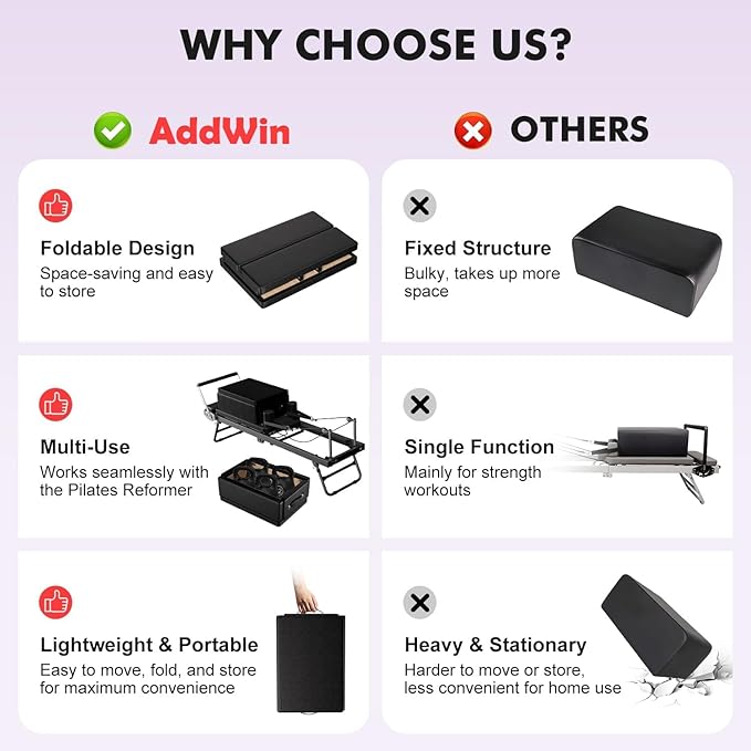 Pilates Reformer, Foldable Reformer Pilates Machine, Pilates Equipment for Home Women Use Gym Workout & Advanced and Beginners Users, Up to 400 lbs Weight Capacity Reformers