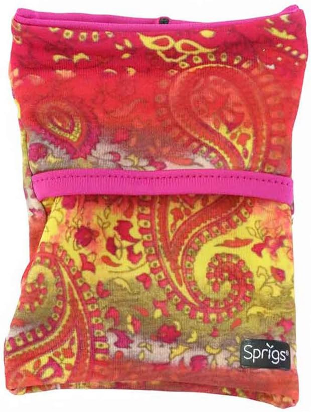 Sprigs Banjees 2 Pocket Wrist Wallet/Wrist Band/Wrist Pocket for Travel, Walking, & Running. Wallet Pouch That Holds Cash, Card, ID's, and More