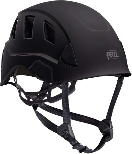Petzl Strato Vent Rope Access Rescue Black Helmet ANSI Z89.1 OSHA