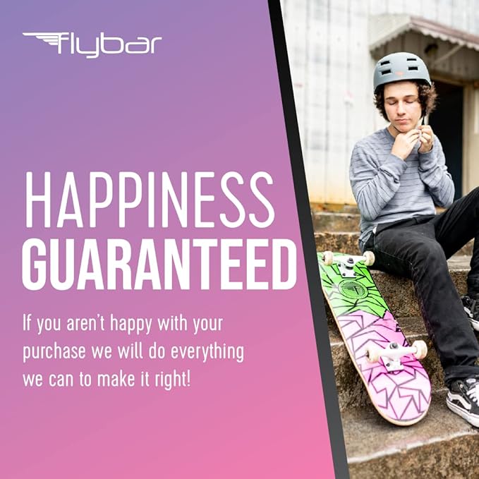 Flybar Bike Helmet- Multi Sport Dual Certified Adjustable Dial, Lightweight Skateboard Helmet, Roller Skating, Pogo, Electric Scooter, Snowboard, Boys and Girls Kids- Adults Helmets