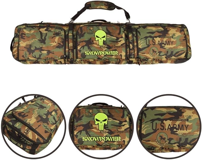 UNISTRENGH Waterproof Snowboard Bag Multi-compartment Adjustable Durable Snow Sports Equipment Backpack Bags for Air Travel