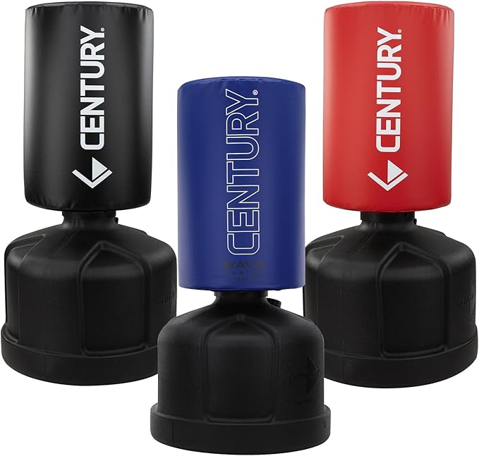 Century Wavemaster Powerline Extra Large, Freestanding Kickboxing Bag, Martial Arts Punching Bag, Eight Height Adjustments, Karate, Tae Kwon Do, MMA, High-Density Foam