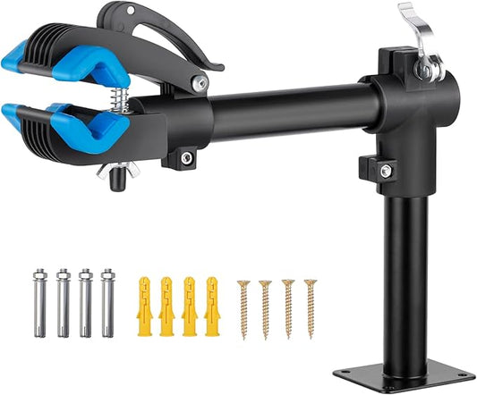 Urban Deco Bike Repair Stand Bench Mount Bike Stand Wall Mounted Bike Work Stand Bicycles Maintenance Rack Bike Clamp for Road Mountain Bike,Road Bike