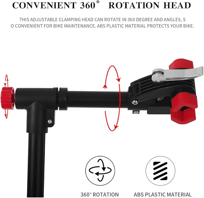 UNISKY Bike Repair Stand for Maintenance Height Adjustable Rack with Quick Release Bicycle Mechanics Maintenance Workstand