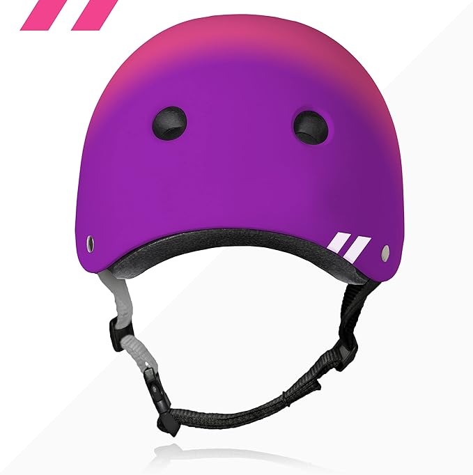 80SIX Triple Certified Multisport Helmet - Ideal for Bike, Scooter, Skateboard, Roller Skate and Inline Skate