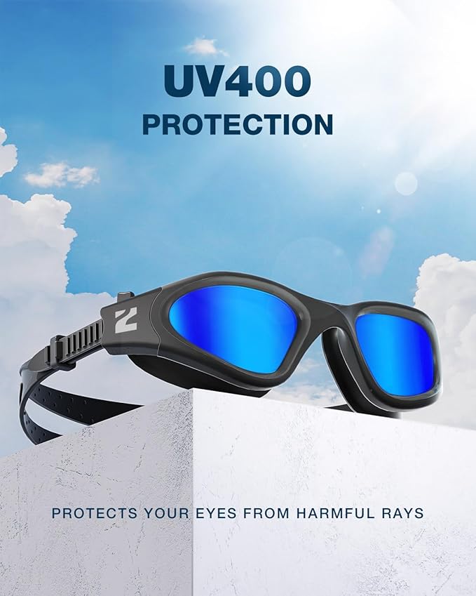 ZIONOR Swim Goggles, G1 SE Swimming Goggles Anti-fog for Adult Men Women