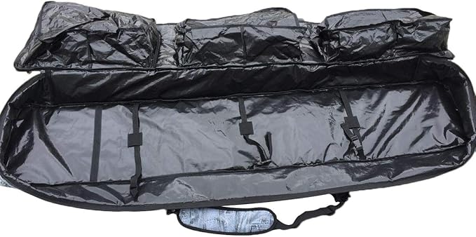 UNISTRENGH Snowboard Bag For Air Travel - Padded Snowboard Bag - Waterproof Fully Padded Snowboarding Travel Bag For Flying - Up to 165 CM Snowboards