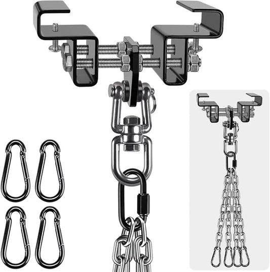 BeneLabel Punching Bag Hanger, Heavy Bag Mount, Boxing Bag Kit, Holder, Wall Mount, Accessories for Beam, 400KG Capacity