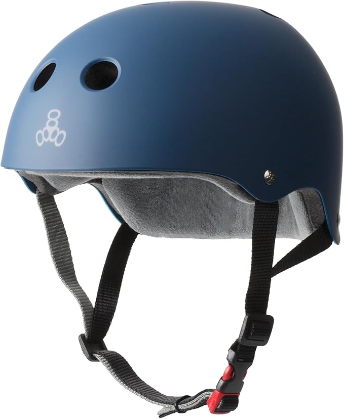 Triple Eight Certified Sweatsaver Helmet for Skateboarding, BMX, Roller Derby, Roller Skating, Inline Skating, Scooter and Bike