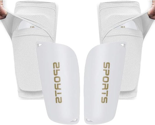 Soccer Shin Guards for Kid Youth Teen Adult - Shin Guards Sleeves with Inserted Pocket Cushion Protection Reduce Shocks and Injuries for TeamSports