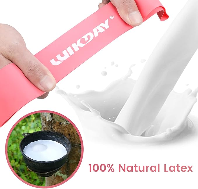 Resistance Bands for Working Out Exercise Loop Bands Workout Bands Set for Men Women Body Stretching, Crossfit Training, Home Workout, Physical Therapy, Booty Legs, Set of 5