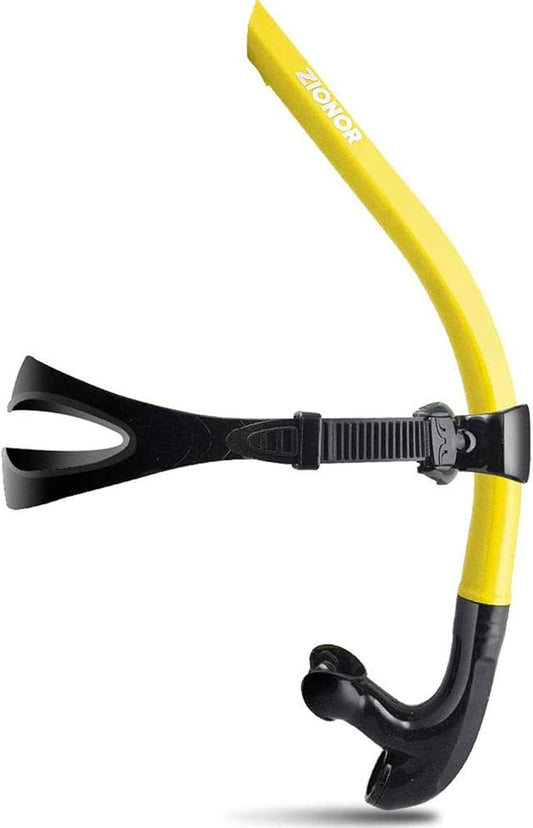 ZIONOR Snorkel Lap Swimming Swimmer Training Diving Snorkeling Comfortable Mouthpiece One-Way Purge Valve for Pool Open Water