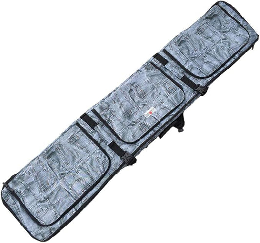 UNISTRENGH Snowboard Bag For Air Travel - Padded Snowboard Bag - Waterproof Fully Padded Snowboarding Travel Bag For Flying - Up to 165 CM Snowboards