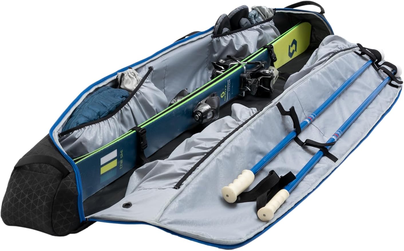 Kantaja™ Ski Sleeve - 170-190cm Ski Bag with Padded Carry Handles - Ultra Durable, Water Resistant Gear Storage