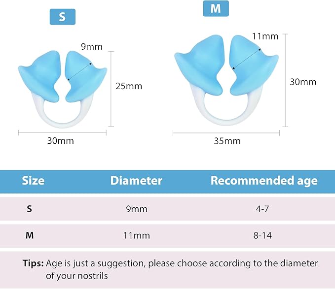 Nose Plugs for Swimming for Kids(Age 4-7),Painless Nose Clip for Swimming, Ensure Comfort and Safety in The Water
