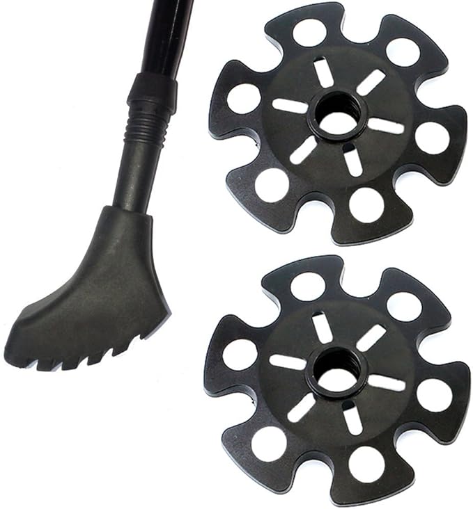 Replacement Rubber Tips Set for Trekking Pole Walking Hiking Sticks Tips Protectors