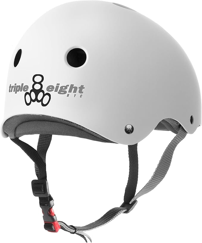 Triple Eight Certified Sweatsaver Helmet for Skateboarding, BMX, Roller Derby, Roller Skating, Inline Skating, Scooter and Bike