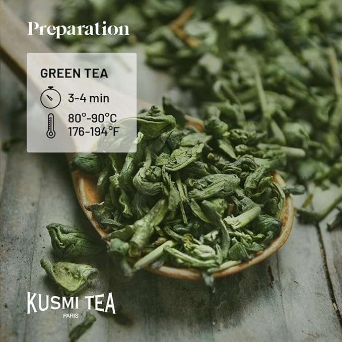 Kusmi Tea - Pack of 2 Boxes of Tea Bags - BB Detox - Iconic Detox Tea - 100% Organic - Blend of Green Tea, Mate & Grapefruit - Organic Flavored Yerba Mate - 2x20 Tea Bags