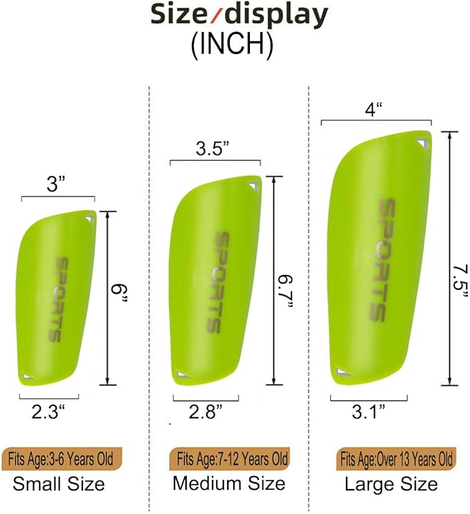 Soccer Shin Guards for Kid Youth Teen Adult - Shin Guards Sleeves with Inserted Pocket Cushion Protection Reduce Shocks and Injuries for TeamSports