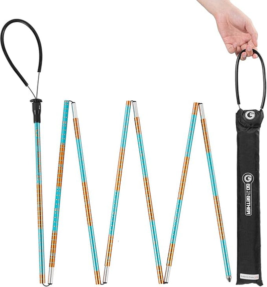 G2 GO2GEHTER 7075 Aluminum Alloy 270cm Backcountry Avalanche Rescue Probe with Storage Bag, Folding Design, Easy to Storage and Carry (3 Color Available)